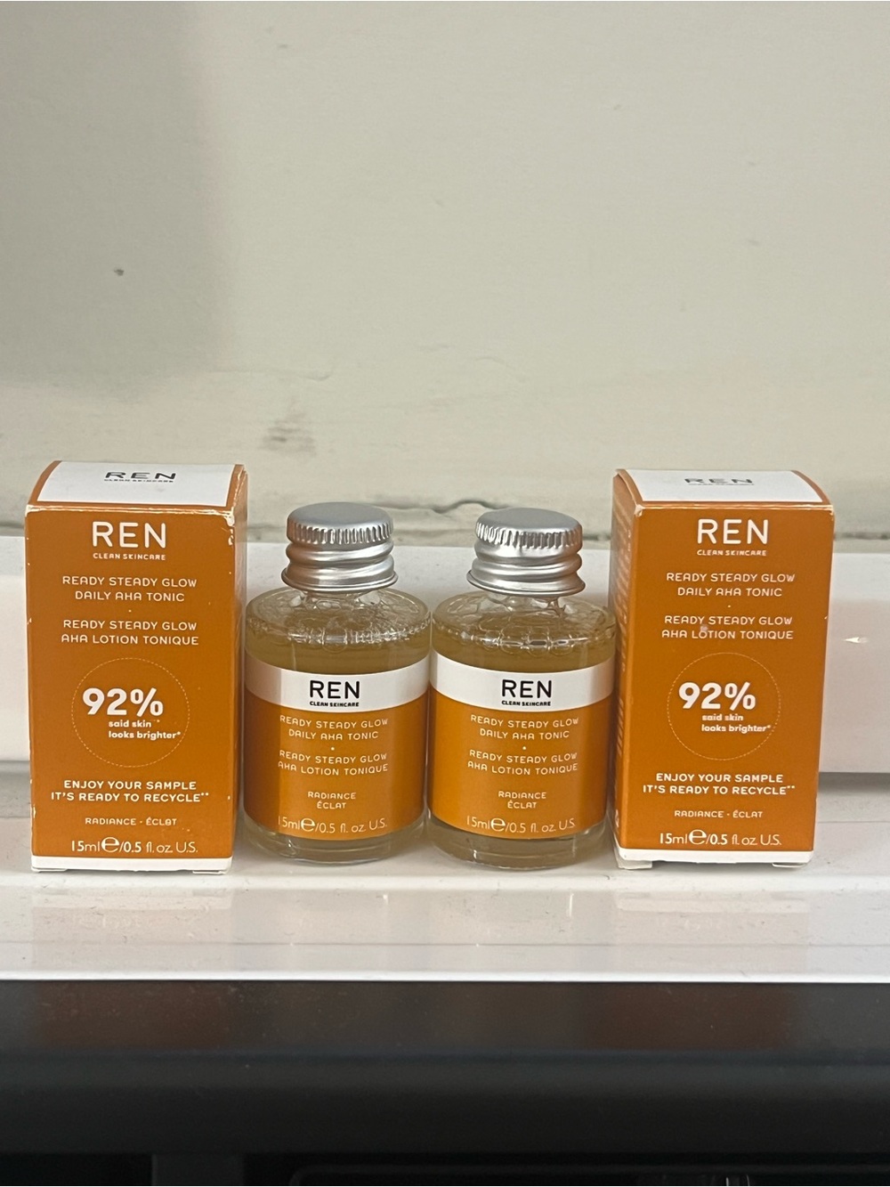 REN Ready Steady Glow Daily AHA Tonic - Orange Radiance Toner